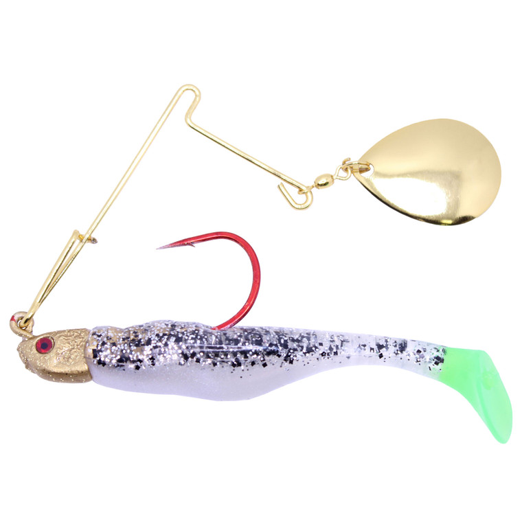 SW - Saltwater Assassin Red Daddy Combo - C - Gld; 4'' S&PSlvPh/ChtTl 2p