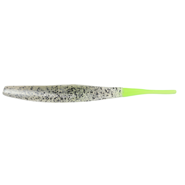 SW - Saltwater Assassin Shad - 5'' S&P Slv Pht/Cht Tail 8pk