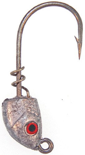 SW - Saltwater Assassin Spring Lock Jghd - 1/8oz Lead/Red Eye 3pk