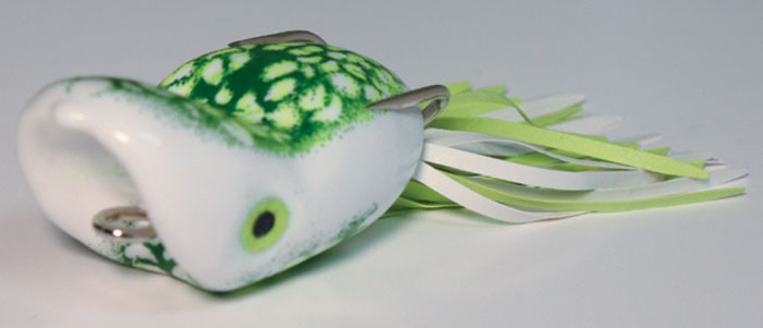 Scum Frog Popper 5/16oz - Natural Green & Yellow