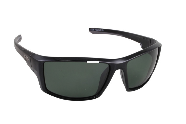 Sea Striker Sunglasses - Hooked Up Shiny Blk;Grey