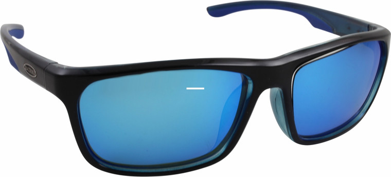 Sea Striker Sunglasses - Keeper Shiny Blk;Blu Mirror