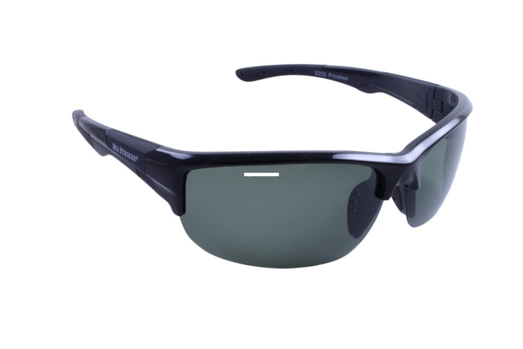 Sea Striker Sunglasses - Privateer Shiny Blk;Grey