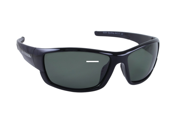 Sea Striker Sunglasses - Sea King Shiny Blk;Grey