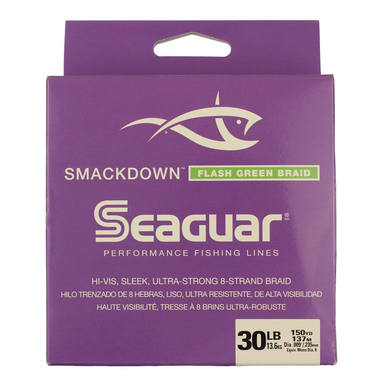 Seaguar Smackdown Braid - 150 yd Stealth Gray 30 lb