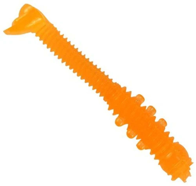 Southern Pro Tiny Worm - 1.5'' Hot Orang 10pk