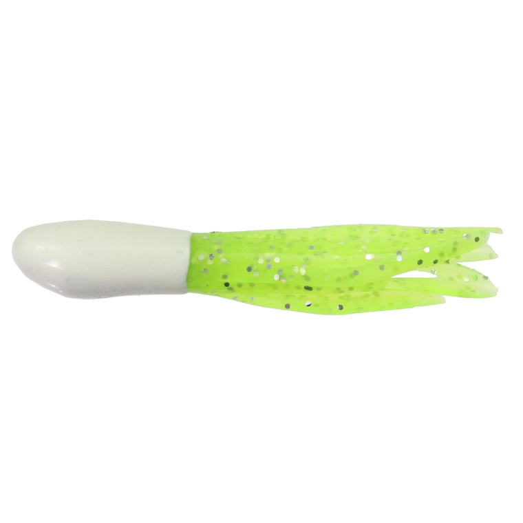Southern Pro Tube 1.5'' - White/Chartreuse Sparkle 10p