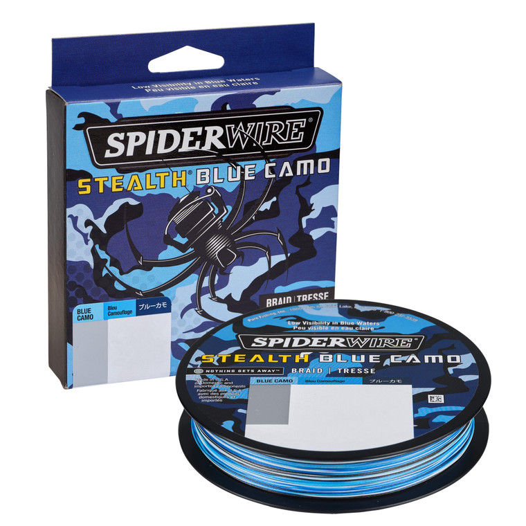 SpiderWire Stealth Braid - 200 yd Blue Camo 15 lb