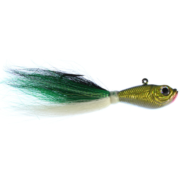 Spro Bucktail Jig - 3oz Green Shad 1pk