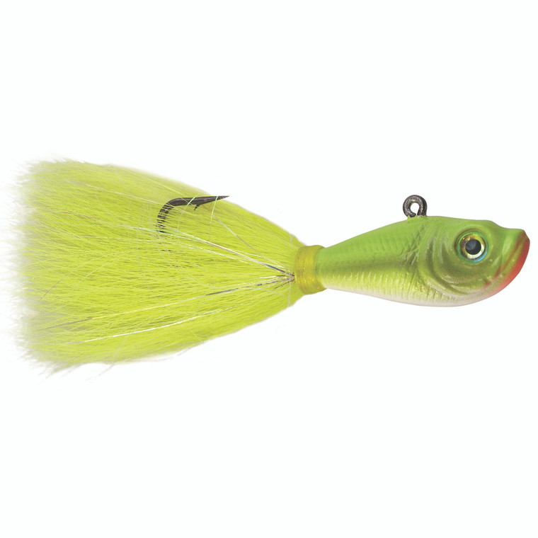 Spro Bucktail Jig - 6oz Crazy Chartreuse 1pk
