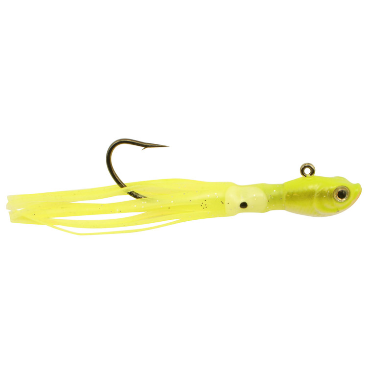 Spro Squidtail Jig - 3oz Crazy Chartreuse 1pk