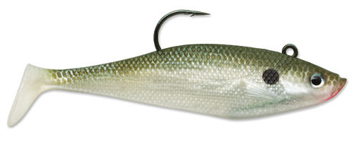 Storm WildEye Swim Shad - 1/4oz 3'' Olive Shad 3pk