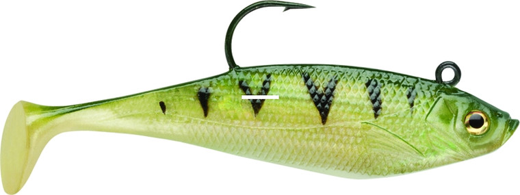 Storm WildEye Swim Shad - 1/4oz 3'' Yellow Perch 3pk