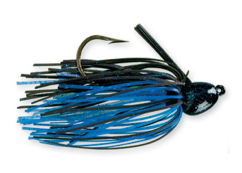 Strike King Bitsy Bug Jig - 1/16oz Black/Blue