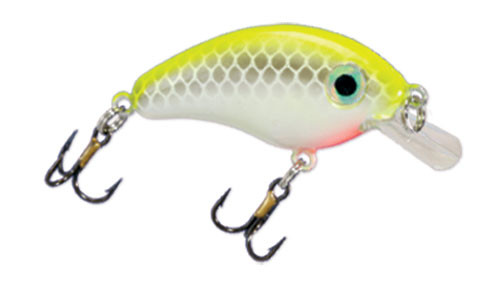 Strike King Bitsy Minnow - Chartreuse/White