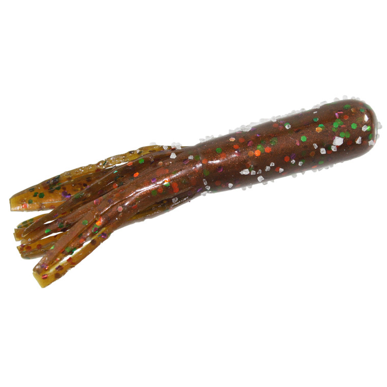 Strike King BitsyTube 2.75'' - Watermelon Copper Craw 10pk
