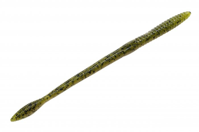 Strike King Finesse Worm 7'' - Dirt 10pk