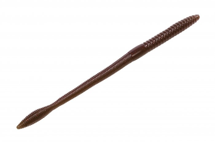 Strike King FinesseWrm 6.5'' - Ox Blood 12pk