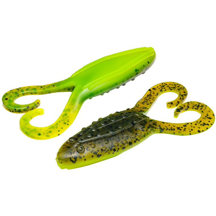 Strike King Gurgle Toad - Green Pumpkin Chartreuse Bel