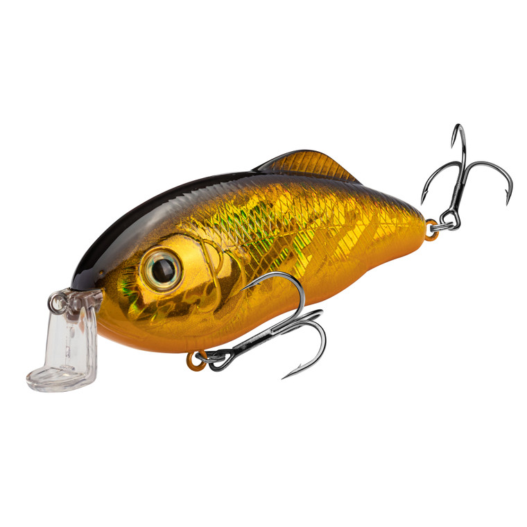 Strike King HybridHunterShlw - 1oz Gold/Black Back