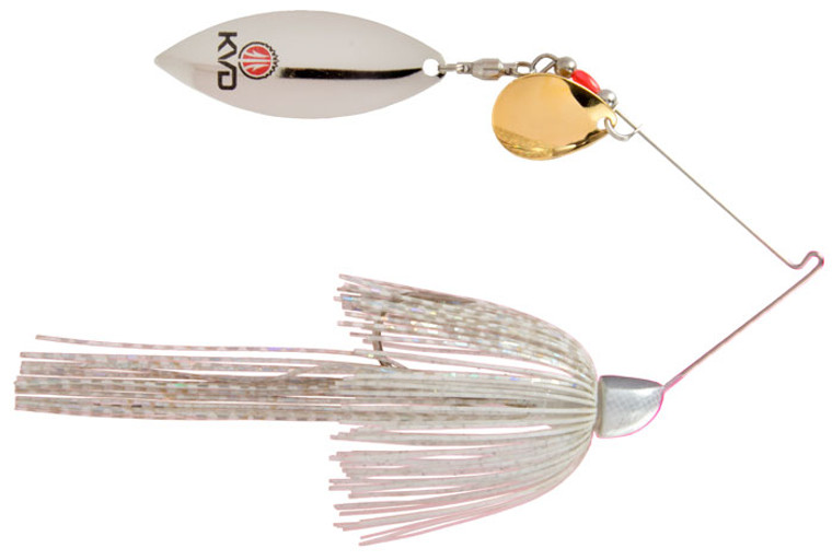Strike King KVD Finesse Spin - Super White