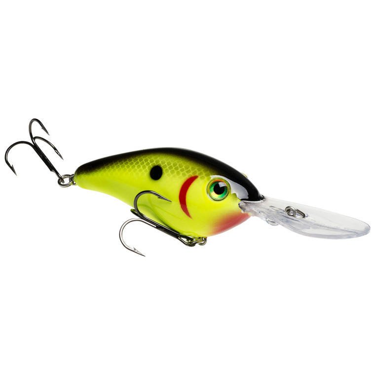 Strike King Pro-Model 6 XD - Black Back Chartreuse