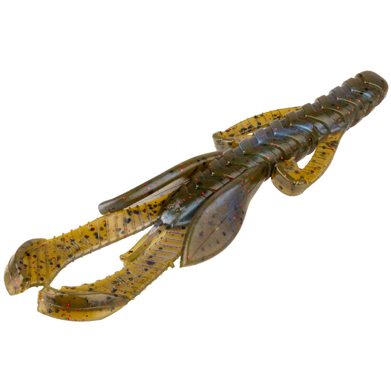 Strike King Rage Hawg - 5'' Blue Craw Red Flake 6pk