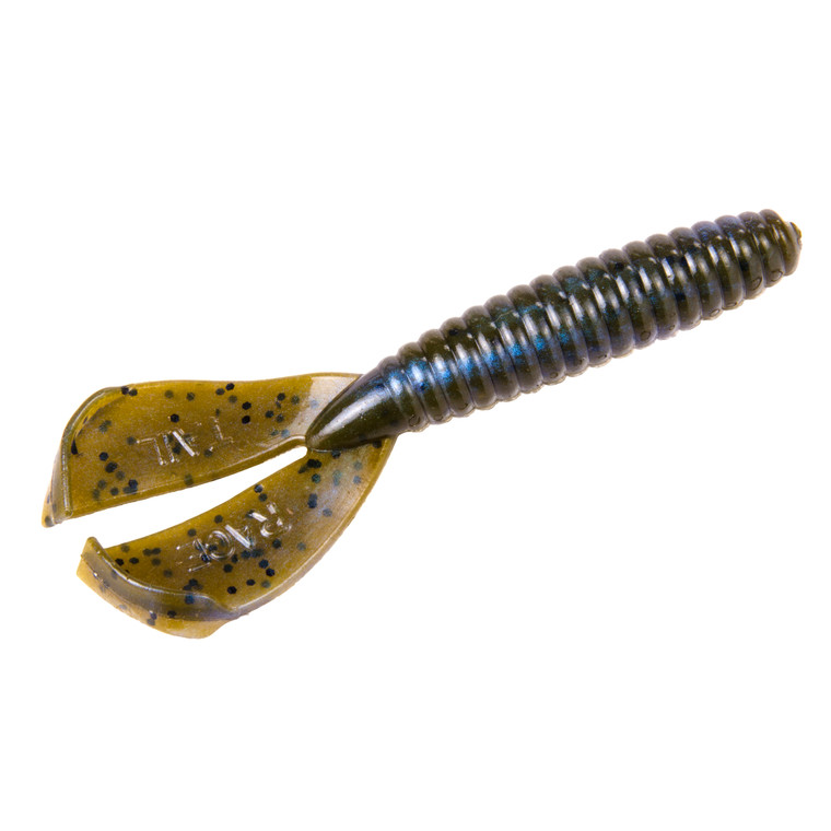 Strike King Rage Menace Grub - Blue Craw 8pk