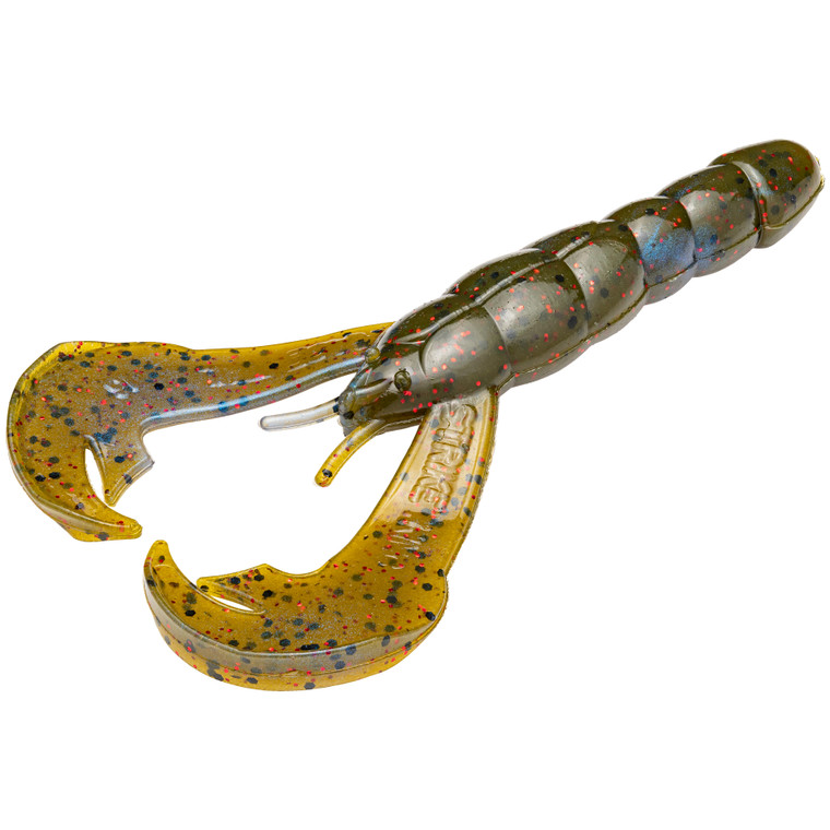 Strike King RageCraw 4'' - Blue Craw Red Flake 7pk