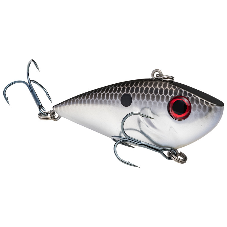 Strike King Red Eye Shad - 3/4oz Chrome Black
