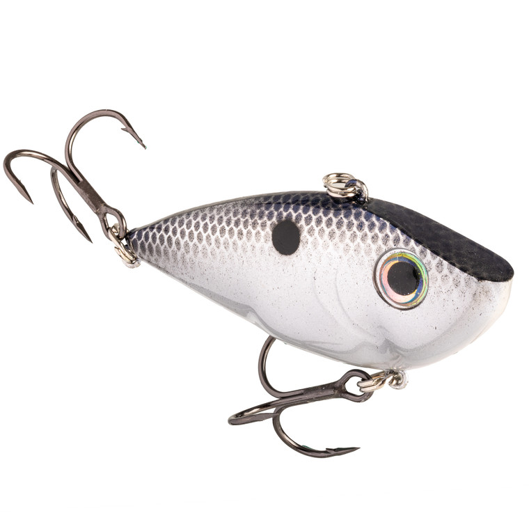 Strike King Red Eye Shad - 3/8oz Smokey Chrome Blue - REYESD38-401