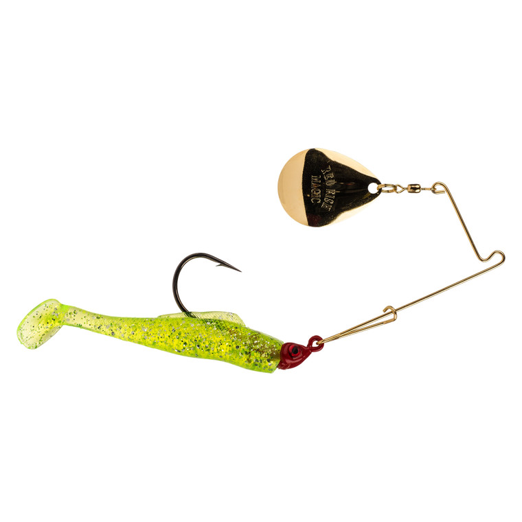 Strike King RedfishMagic 1/8 - Chartreuse Silver/Red Head