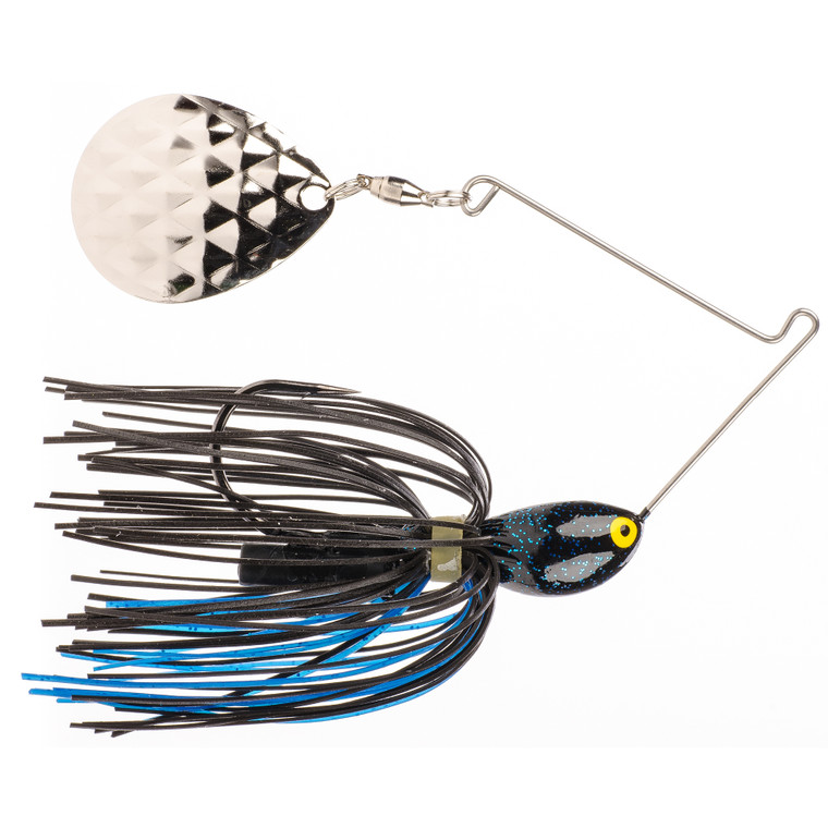 Strike King Rtlin Midnite Sp - 7/16oz Blk/Blue Diamond