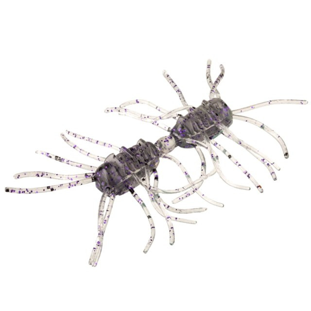 Strike King Sexy Bug - 2'' SmokePrpBlackFlake 6pk