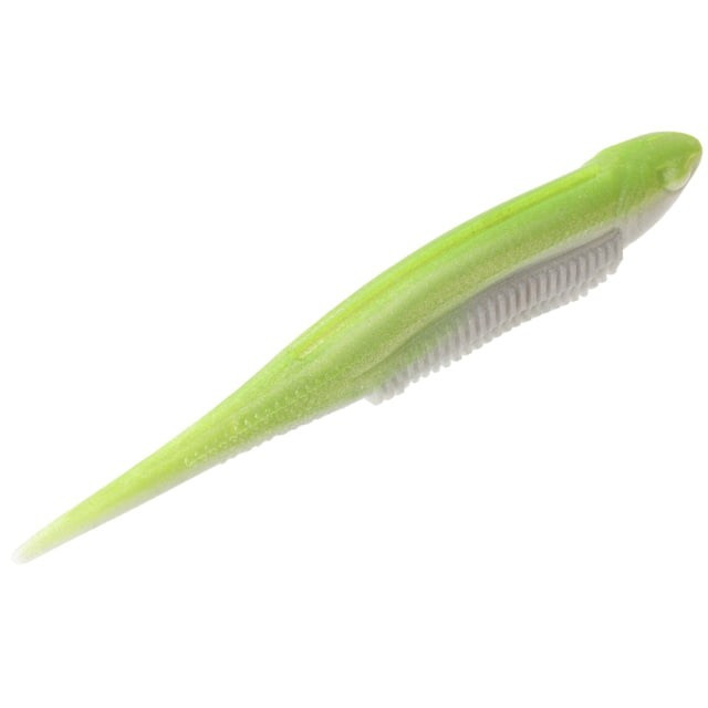 Strike King SpotlightShmEMin - 5'' Chartreuse Shad 6pk