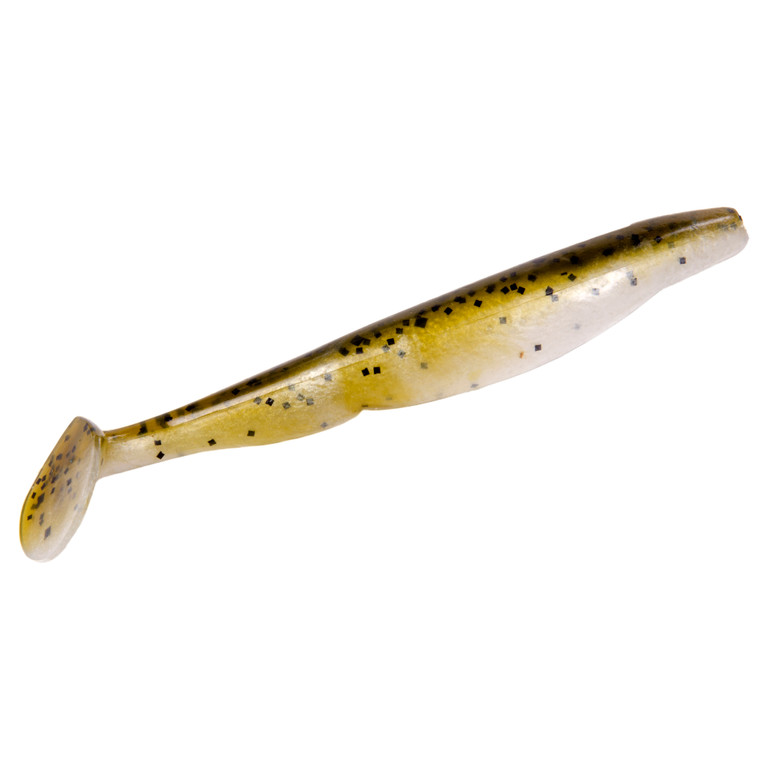 Strike King Swim'n Caffe 4'' - Green Pumpkin Pearl Belly 7p