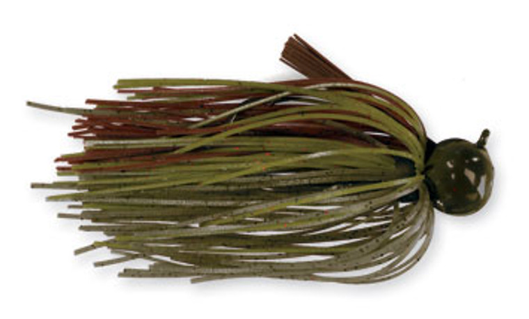 Strike King TG Football Jig - 3/8oz Green Pumpkin Craw