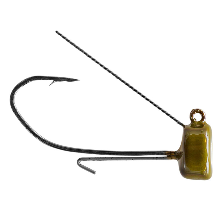 Strike King TG Ned Jig HeadW - 3/16oz Green Pumpkin