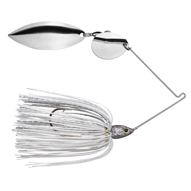 Strike King TG Spinner C/W - 3/8oz White/Silver
