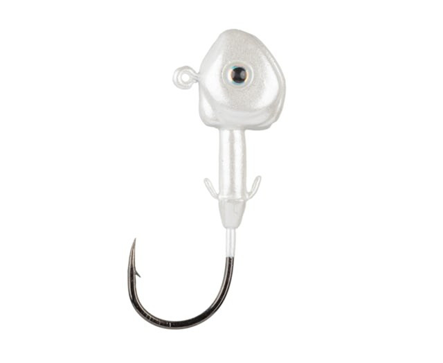 Strike King TG SpotlightHead - 1/4oz 1/0 Pearl 3pk
