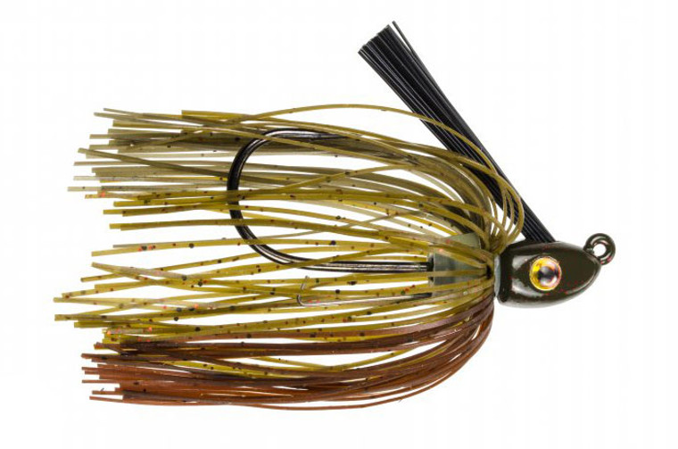 Strike King TG Swim Jig - 3/8 Green Pumpkin