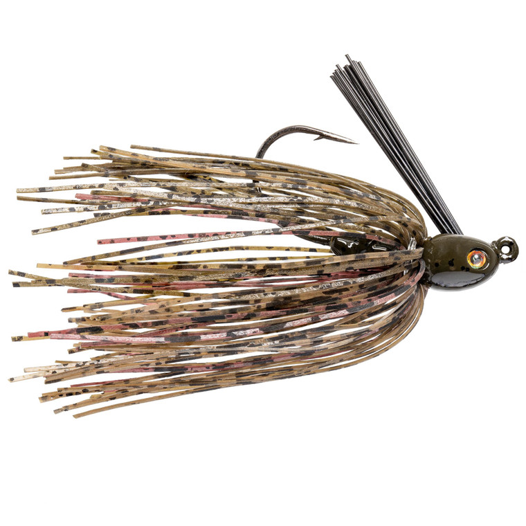 Strike King TG TngComSwm Jig - 3/8oz Green Pumpkin