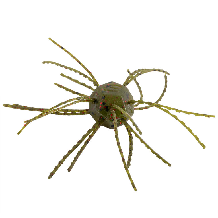 Strike King TumbleweedSalted - 3'' Watermelon Red Flake 4pk