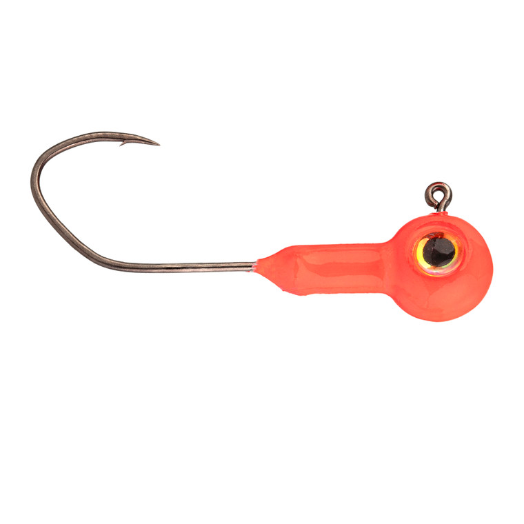 Strike King XL Stiletto JH - 1/8oz 1/0 Flo Red 6pk