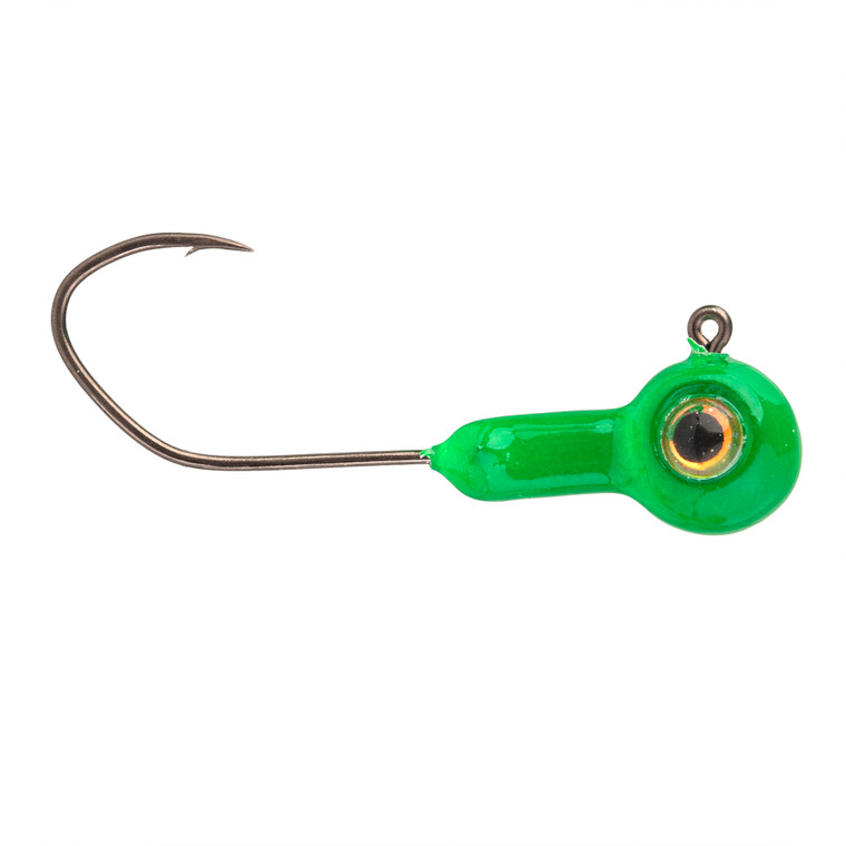 Strike King XL Stiletto JH - 1/8oz 1/0 Limetreuse 6pk
