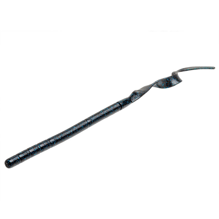 Strike King Zeus Worm - 12'' Black/Blue