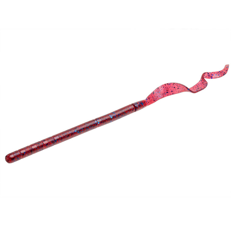 Strike King Zeus Worm - 12'' Plum