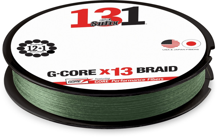 Sufix 131 Braid - 150 yd Low-Vis Green 50 lb