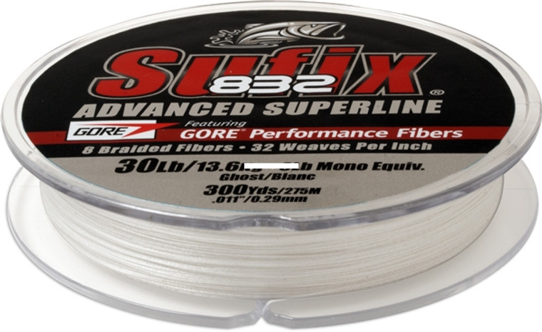 Sufix 832 Braid - 150 yd Ghost 10 lb