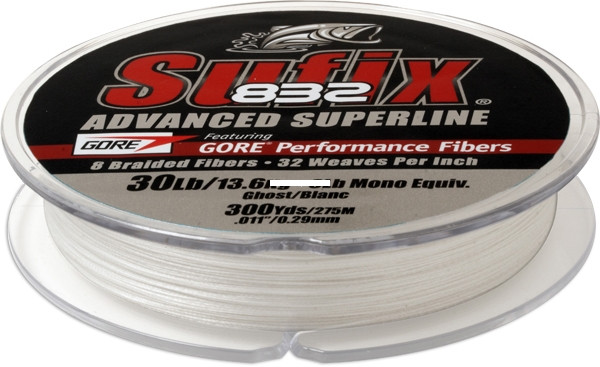 Sufix 832 Braid - 150 yd Ghost 40 lb
